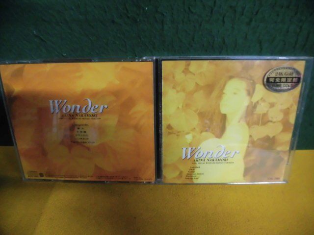 CD(ゴールドディスク) 中森明菜 / WONDER(ワンダー) 24Kゴールド完全限定盤　43XL-2001_画像1