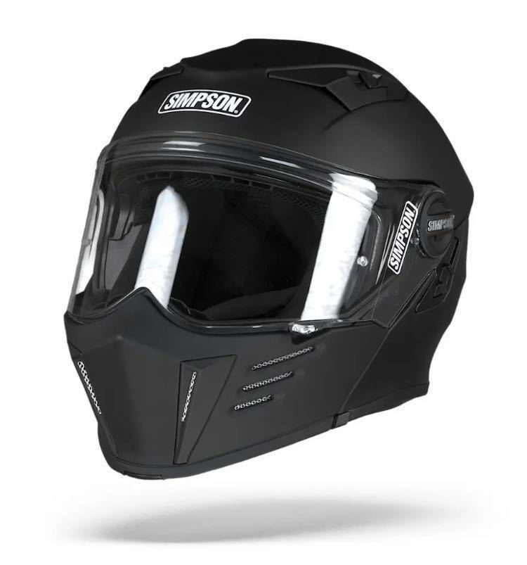 SIMPSON DARKSOME シンプソン ヘルメット マットブラック Lサイズ 送料
