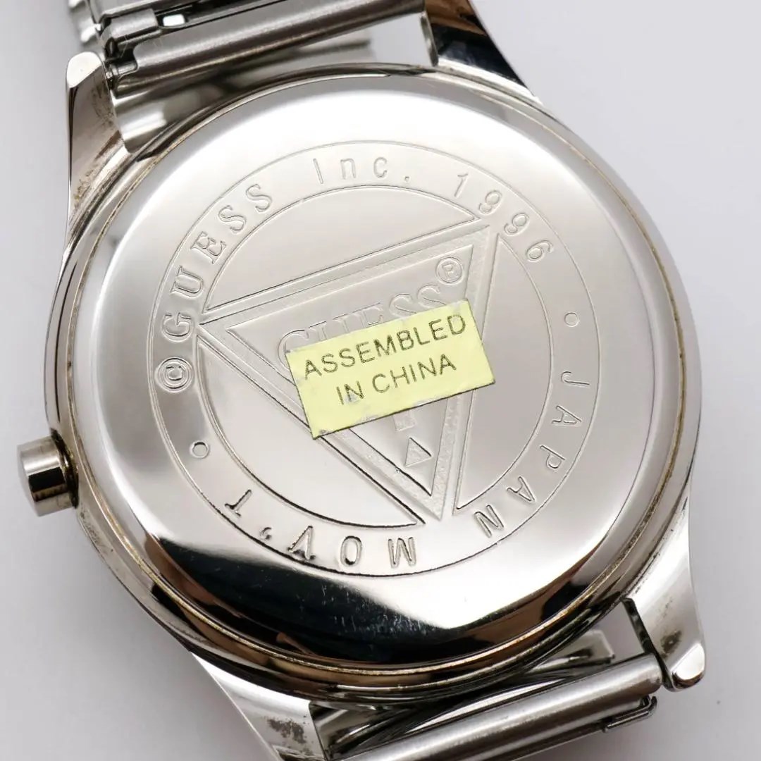限定製作】 《一点物》GUESS腕時計 グレー デイト クロノグラフ