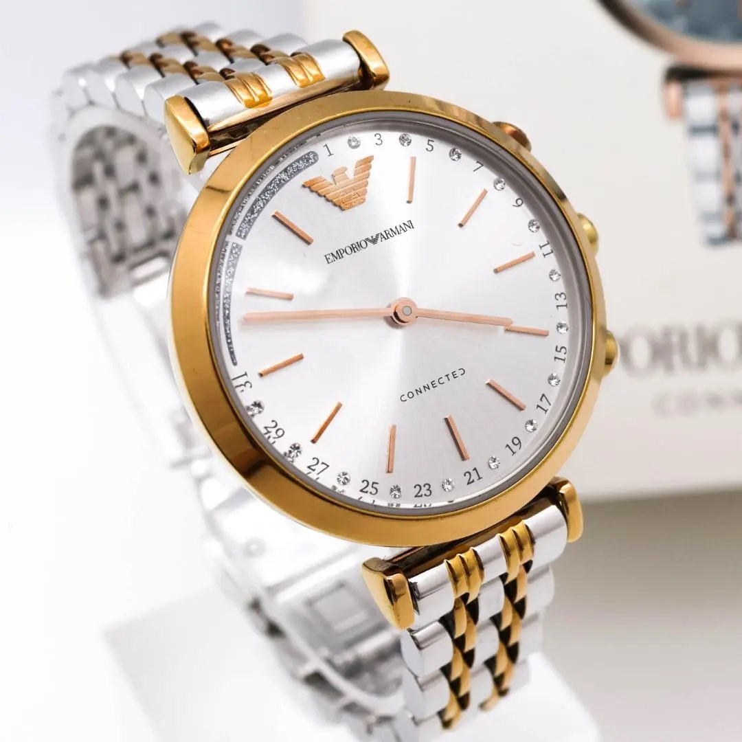 《美品》EMPORIO ARMANI 腕時計 スマートウォッチ レディース