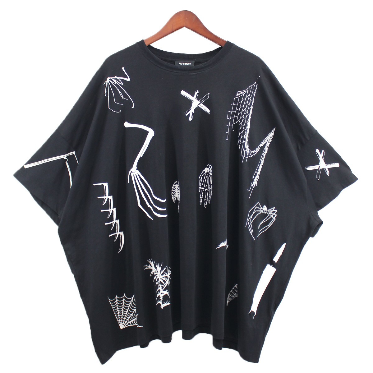 RAF SIMONS　 21AW Extremely Big Gothic T-shirt ゴシックオーバーサイズTシャツ 商品番号：8056000156119