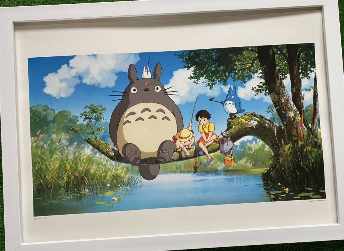 【激レア】ジブリ となりのトトロ ポスター　宮崎駿　カレンダー　1998年　STUDIO GHIBLI 検)セル画　原画　ポストカード　イラスト_画像1