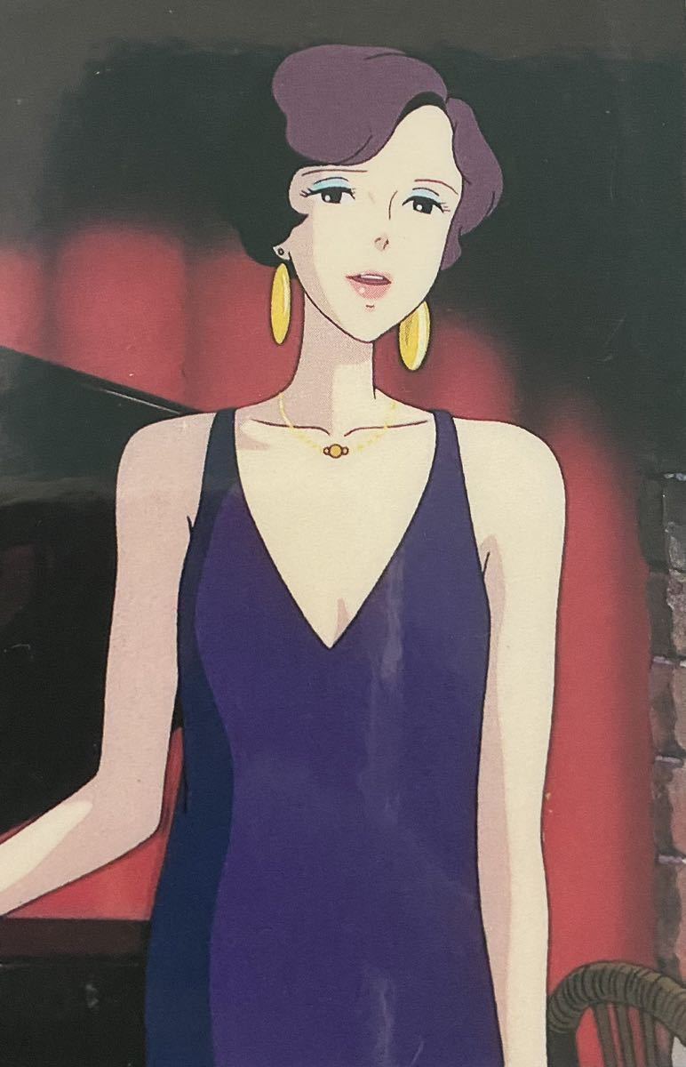 【激レア】【当時物】ジブリ　紅の豚　ラミネートカード　宮崎駿　STUDIO GHIBLI 検)セル画　原画　ポスター_画像2