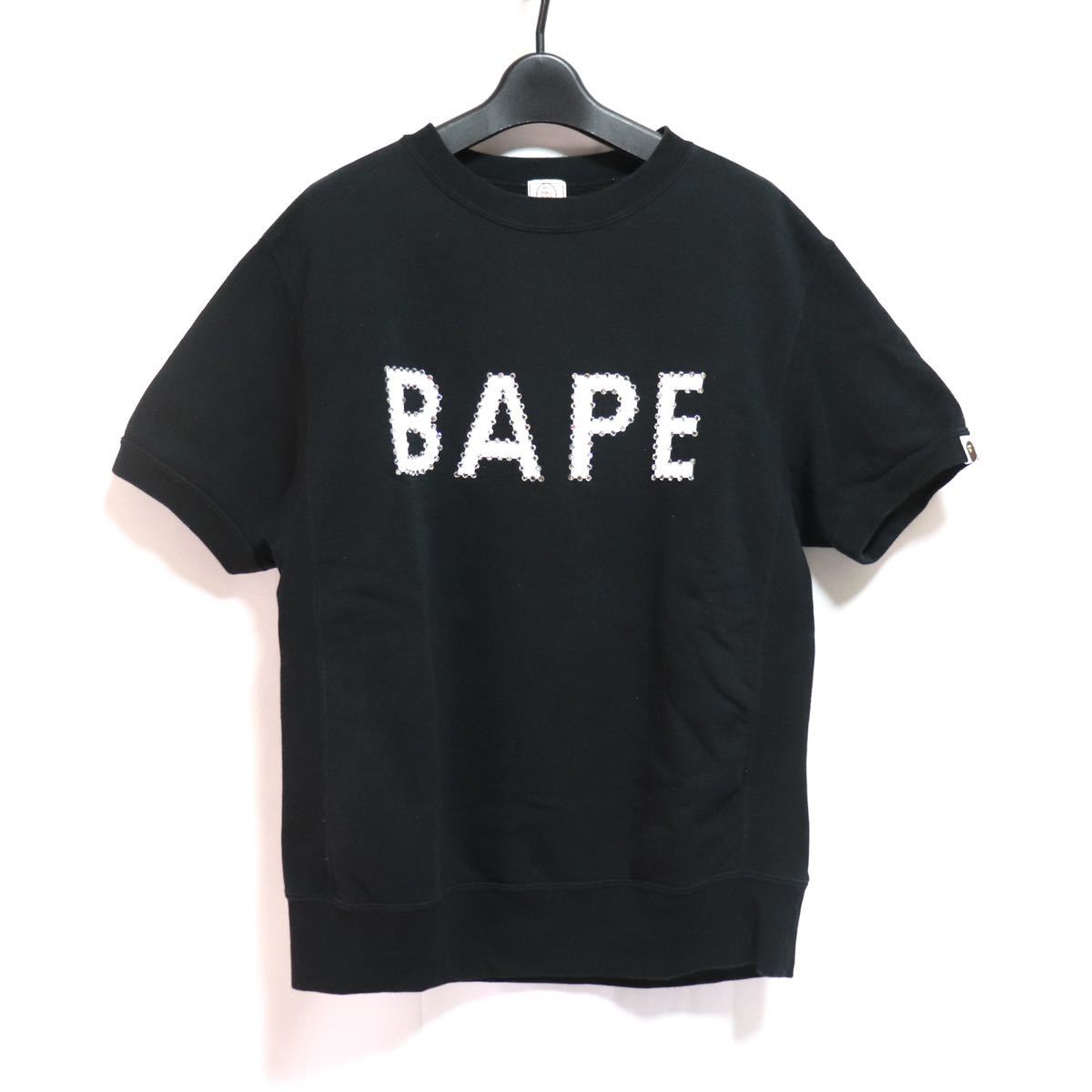 超安い】 ロゴ ape】BAPE bathing 希少【a ラインストーン/半袖