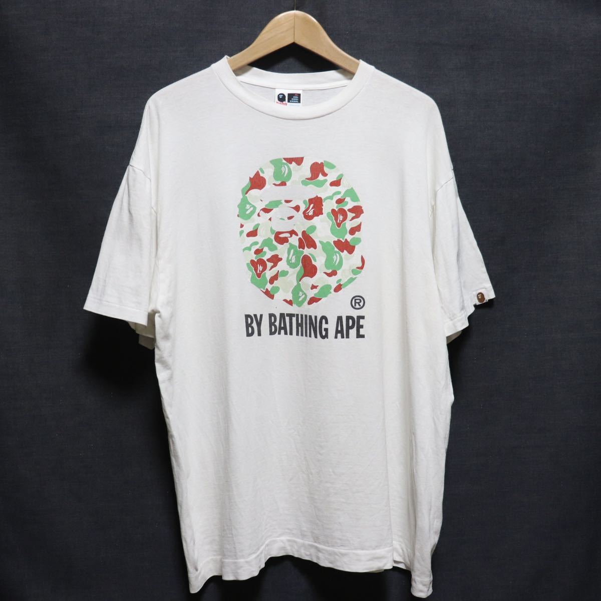 希少【A BATHING APE】都市限定 カモフラ 迷彩/bape head/ロゴ 半袖 カットソー Tシャツ/アベイシングエイプ