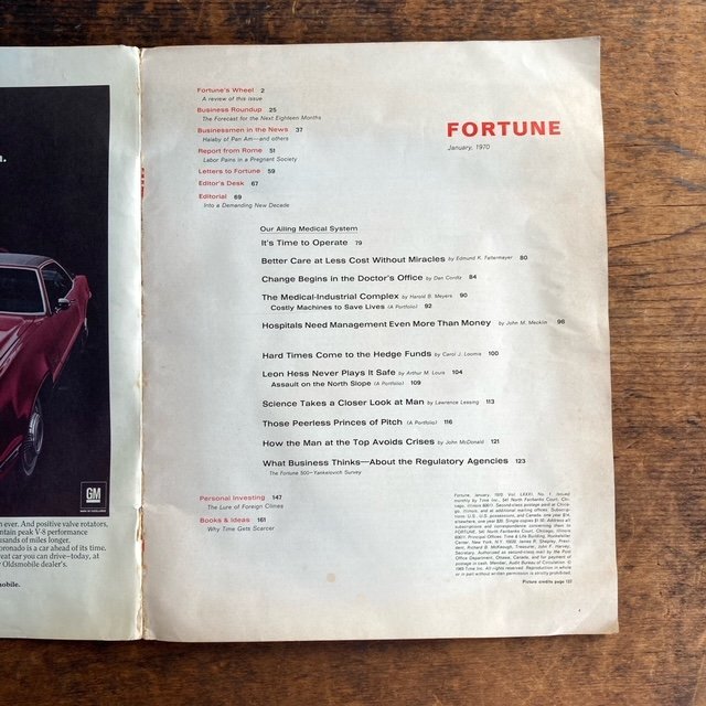 FORTUNE誌 フォーチュンマガジン 1970年 1月 Vol.LXXXI 洋雑誌 英語 古本 古書 直接引き取り歓迎(横浜市) digjunkmarket_画像7