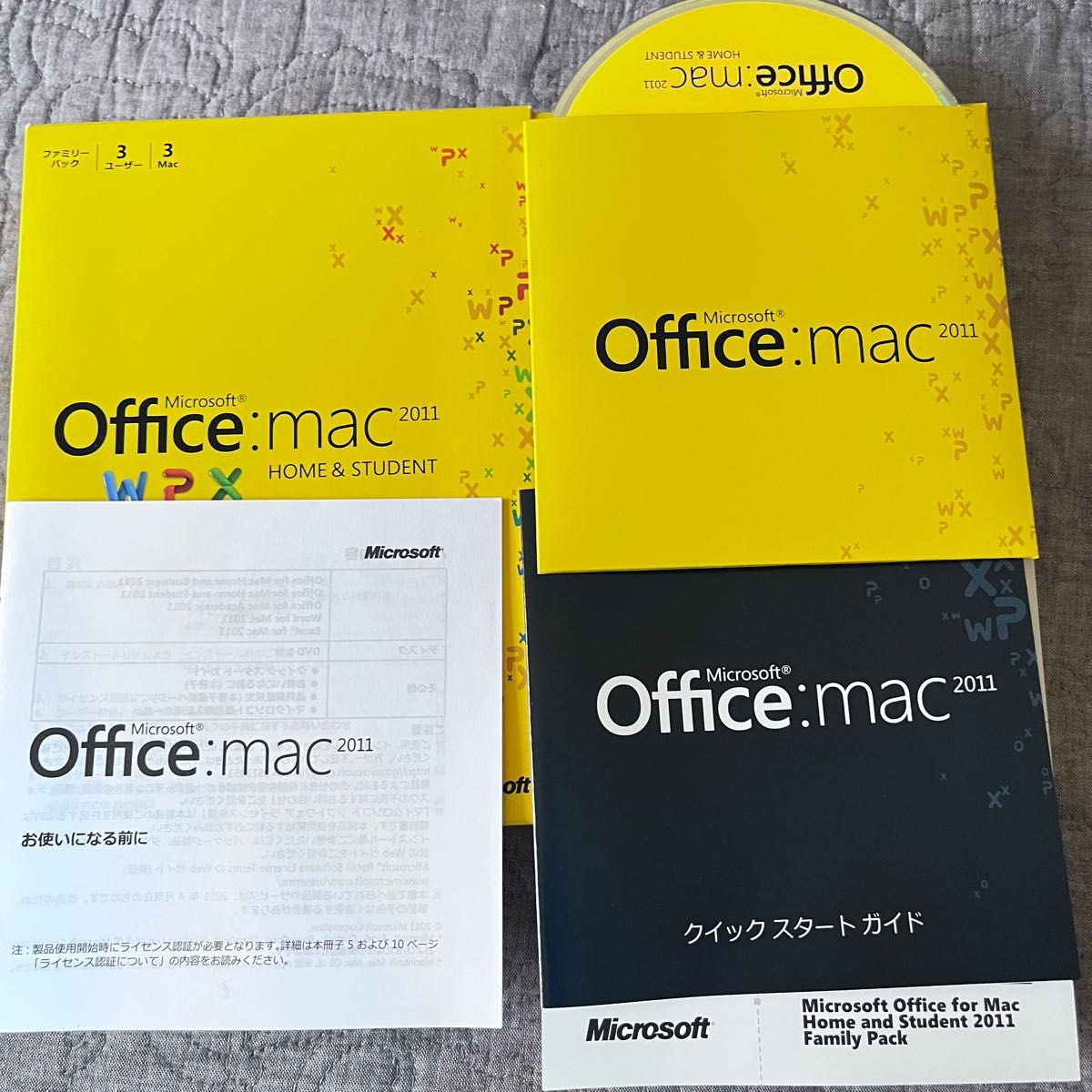 SALE Microsoft Office for Mac Home and Student 2011 ファミリーパック