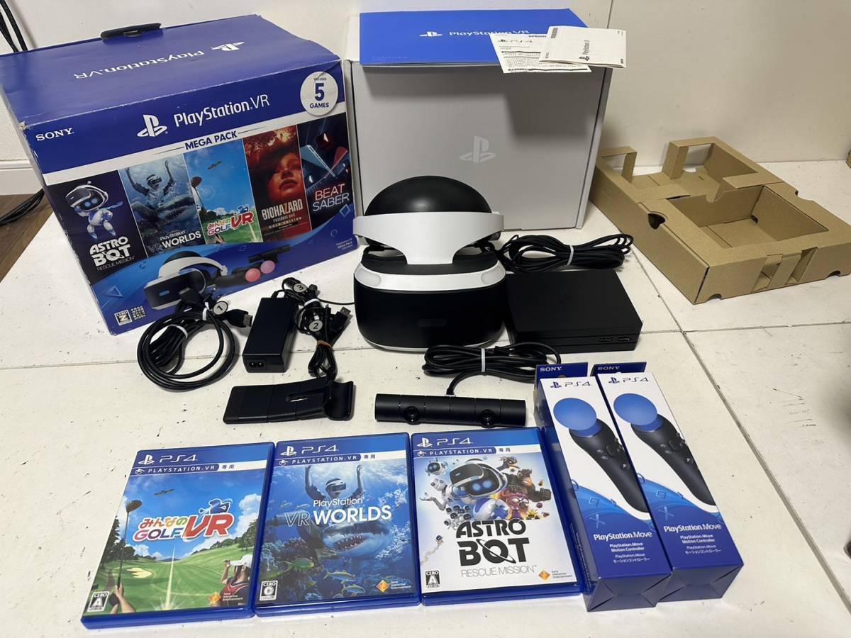 SONY PS4 PSVR MEGA PACK CUH-ZVR2 CUHJ-16010 本体 カメラ