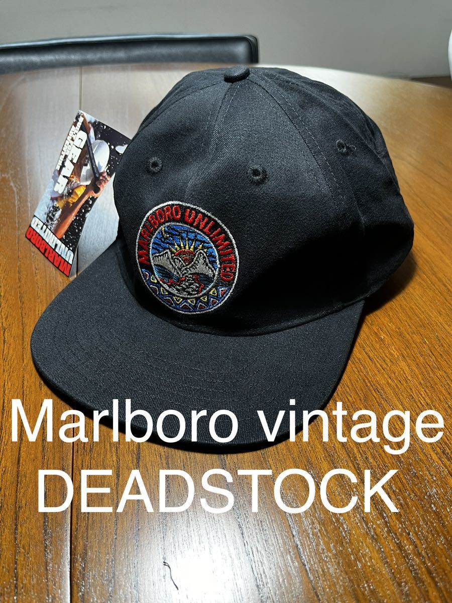 貴重！デッド！タグ付！Marlboro vintage CAP マルボロ　ヴィンテージ キャップ