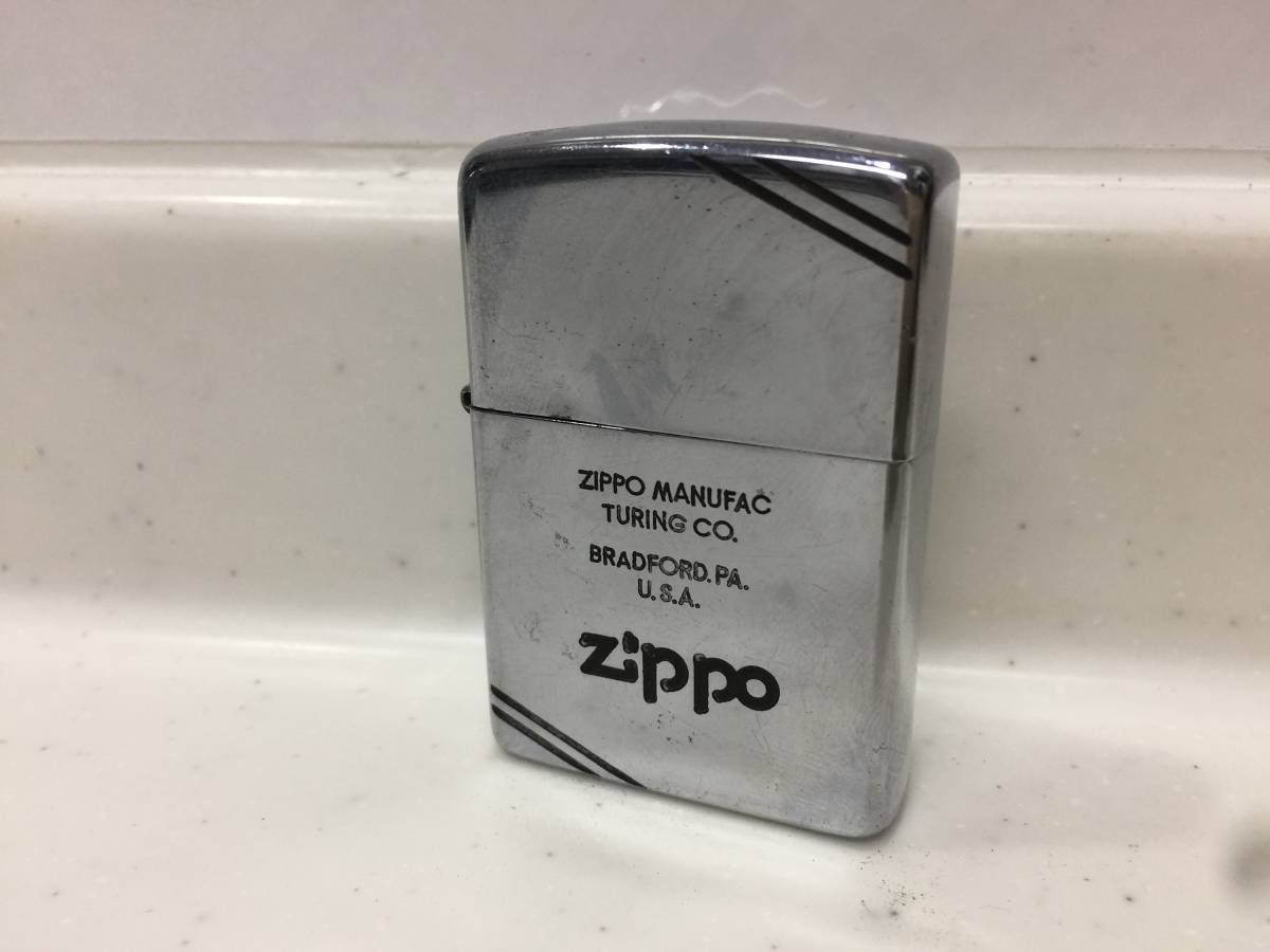 Zippo　ジッポー　ロゴ　1989年製　　　T300　　　　KJ1_画像1