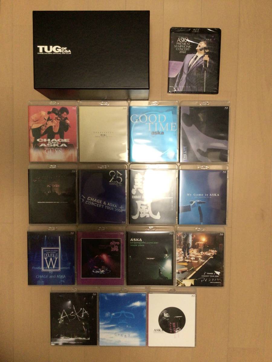 おまけBlu-ray付き】CHAGE & ASKA Blu-ray 15枚セット BOX付 TUG おまけBlu-ray付き】CHAGE & ASKA Blu-ray 15枚セット BOX付 TUG