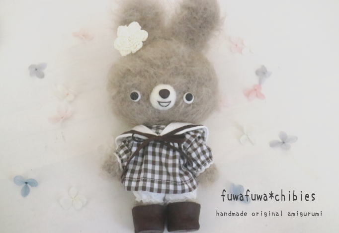 #fuwafuwa*chibies.. diligently chibi. moreover, .# hand made teddy bear miniature 