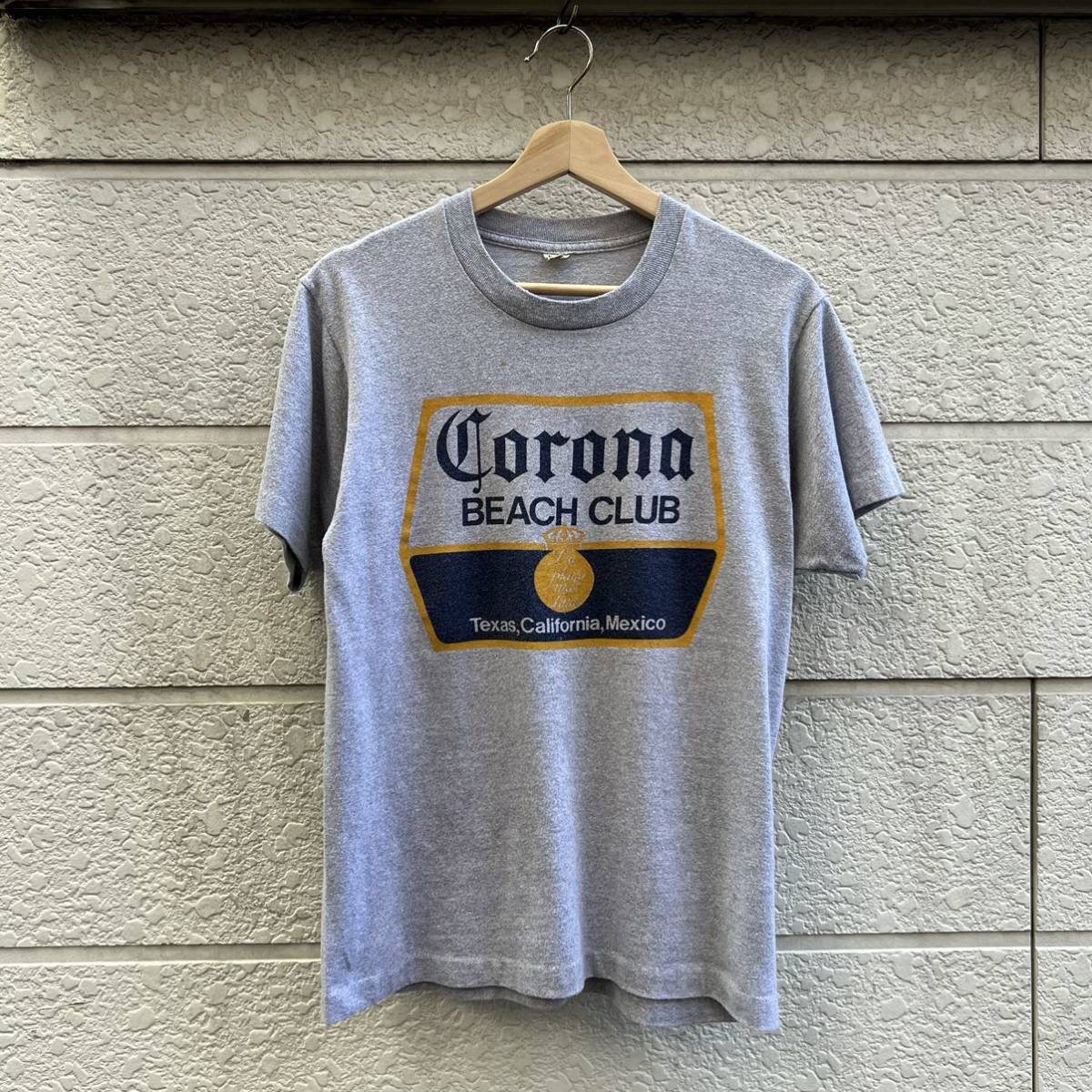 Yahoo!オークション - 80s USA製 コロナビール プリントTシャツ 半袖Tシ...