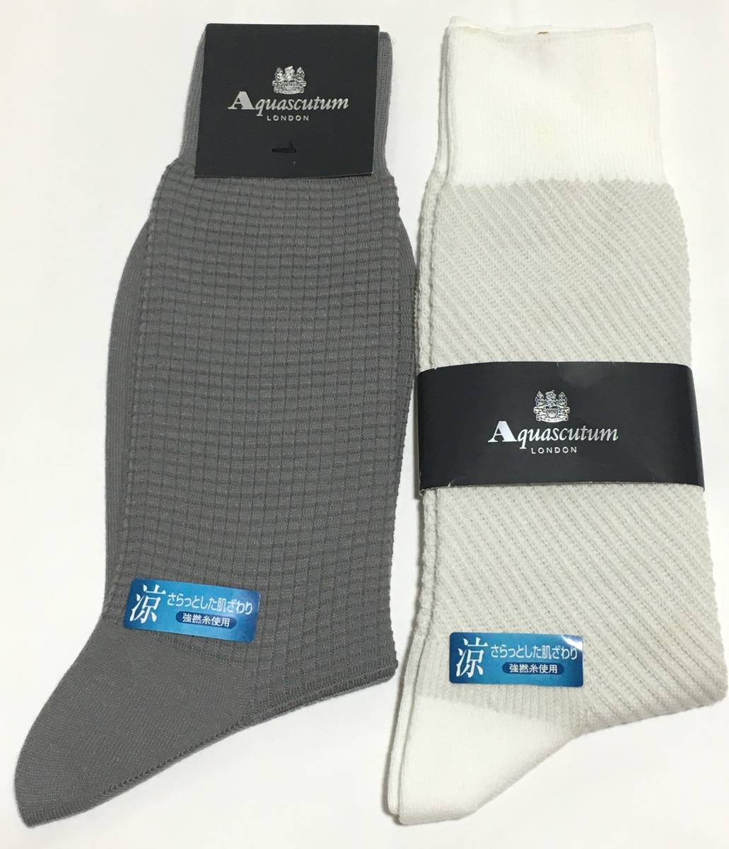 Aquascutum носки носки сделано в Японии 2 пара комплект ....24-26cm,25-27cm Aquascutum Rena un