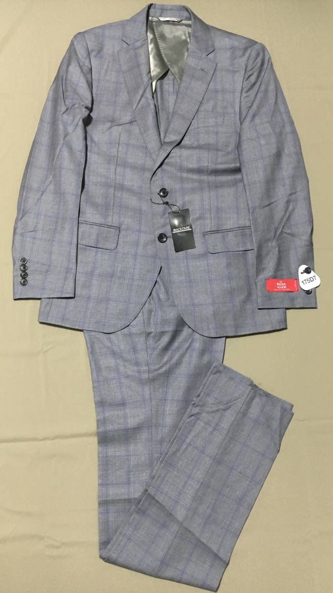 【オンライン限定商品】  ONWARD ウールスーツ　175D7（YA7）　グレー　春～秋　オンワード MACKENZIE　REDA Lサイズ