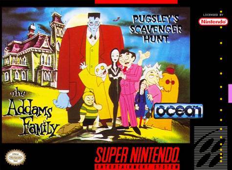 ★送料無料★北米版 スーパーファミコン Addams Family Pugsley's Scavenger Hunt アダムスファミリー SNES