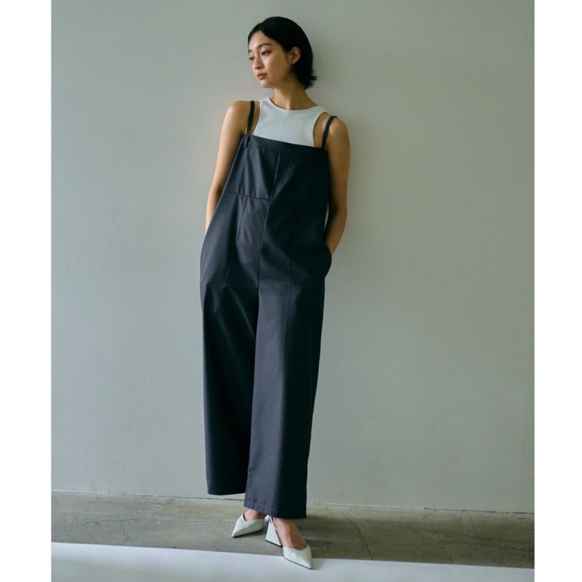 【Abor】パンツディテールジャンプスーツ サロペット