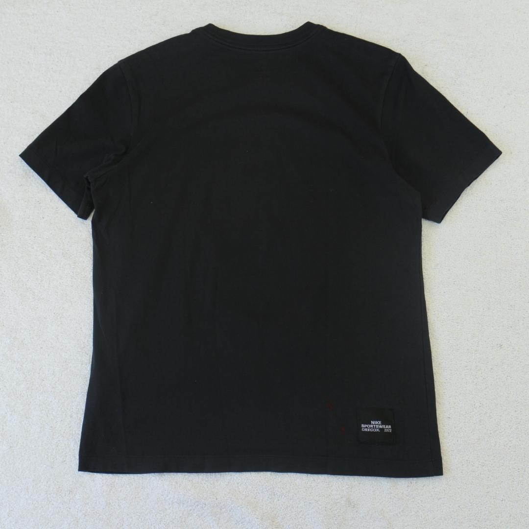 NIKE ナイキ カモフラ Tシャツ スウォッシュロゴ ブラック 半袖の画像3