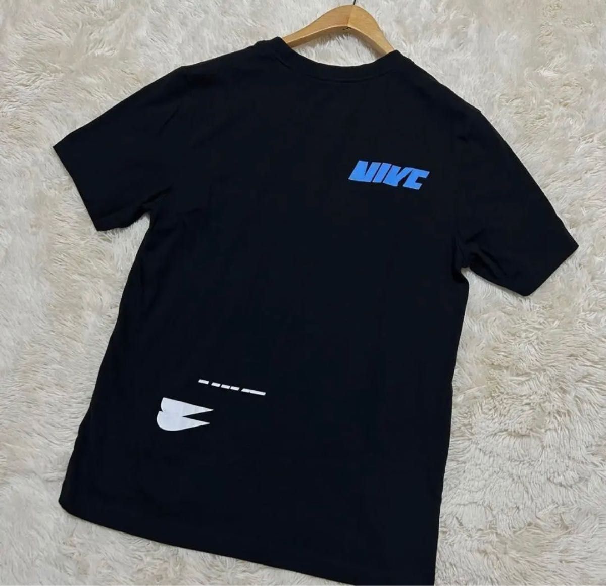 【NIKE】ダブルスウォッシュ プリント 刺繍ロゴ  Tシャツ M 半袖Tシャツ スポーツミックス アウトドア ランニング