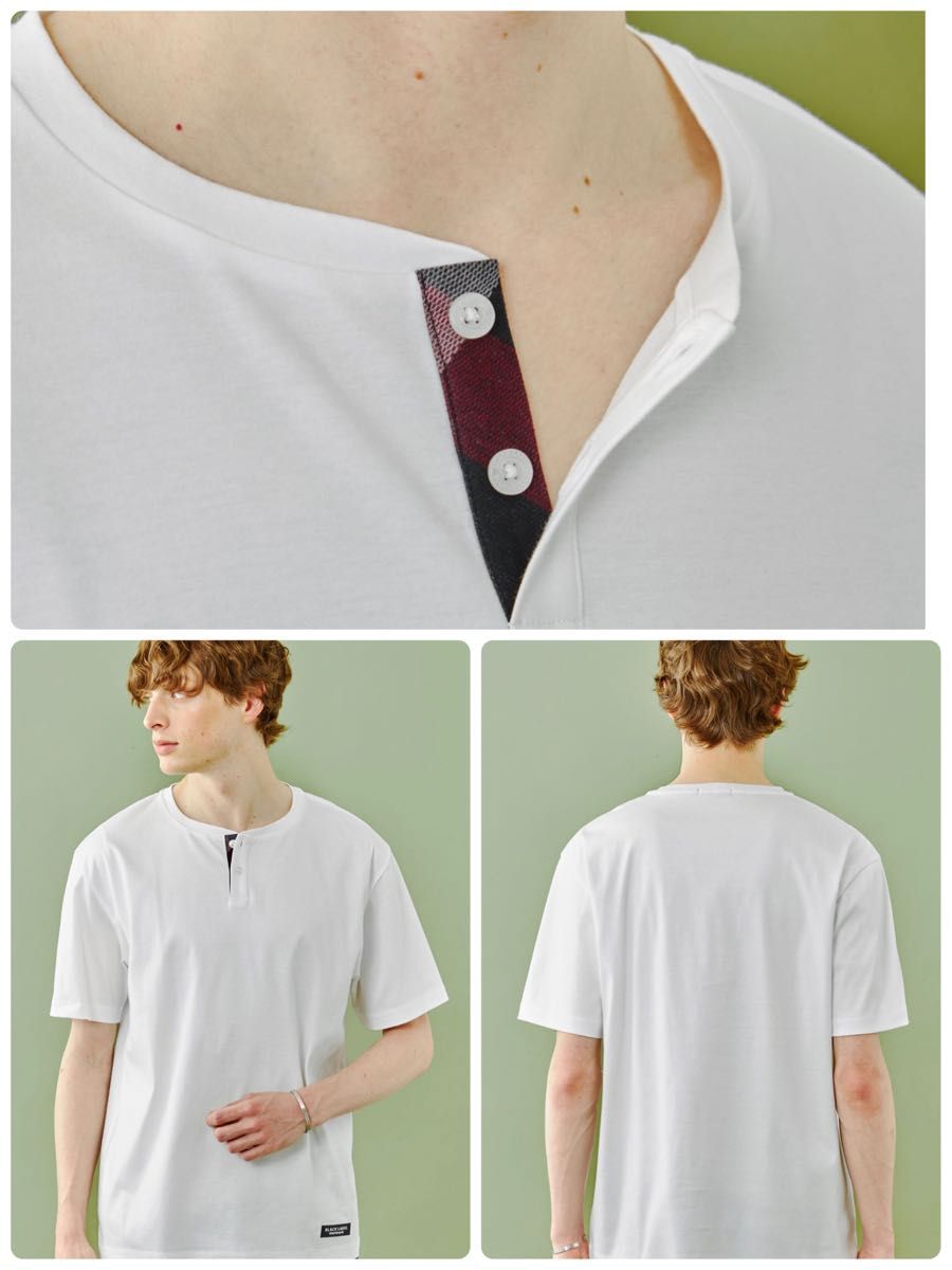 新品、未使用　ブラックレーベルクレストブリッジ　アンチステインパックTシャツ　ホワイト Lサイズ