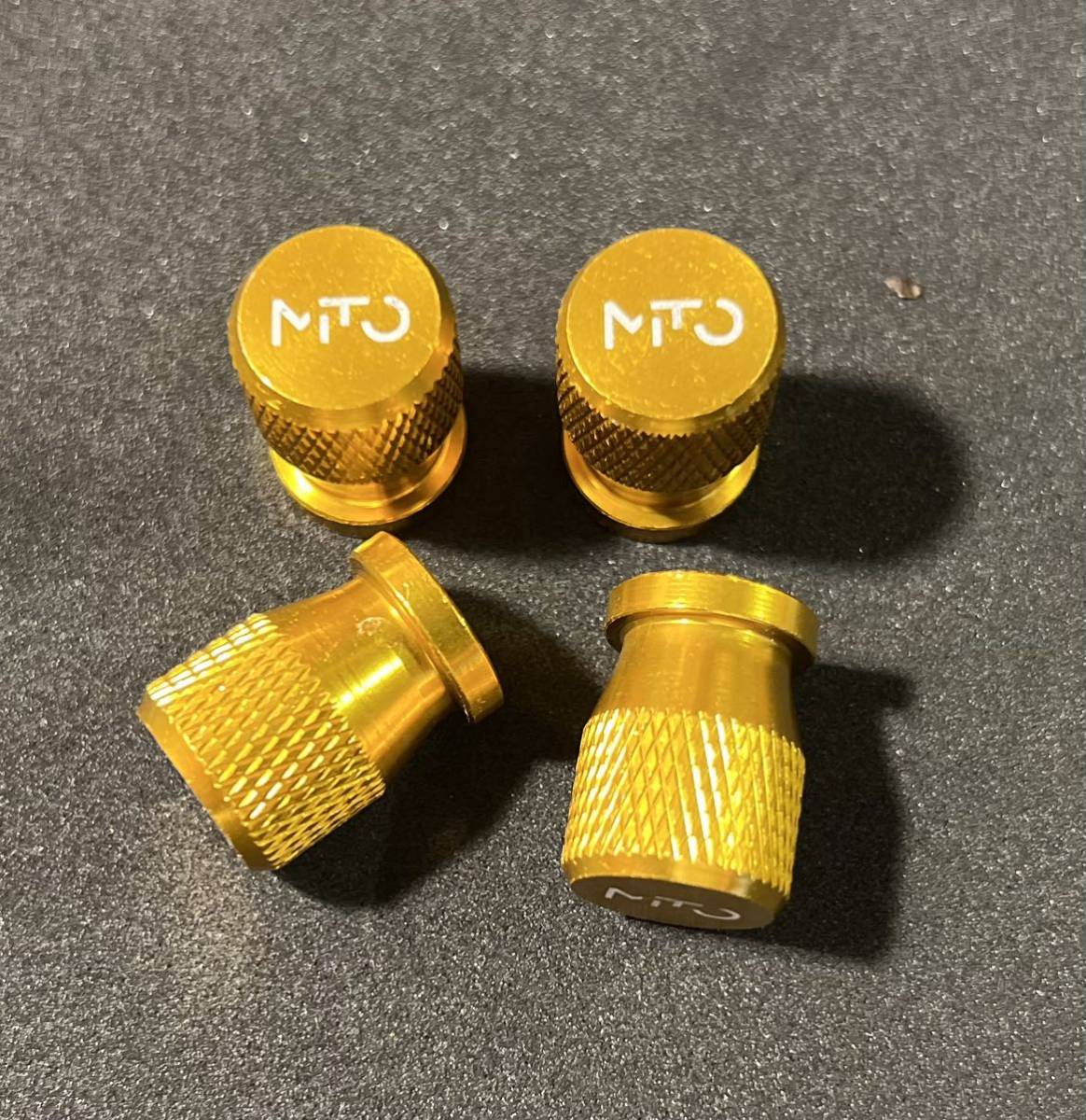 * Alfa Romeo Alpha Romeo MITO Mito aluminium air valve cap GLD Gold anodized aluminum processing for 1 vehicle (4 piece ) *