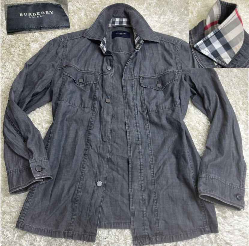 高品質の激安 BURBERRY メンズ デニムジャケット ジージャン ブルゾン
