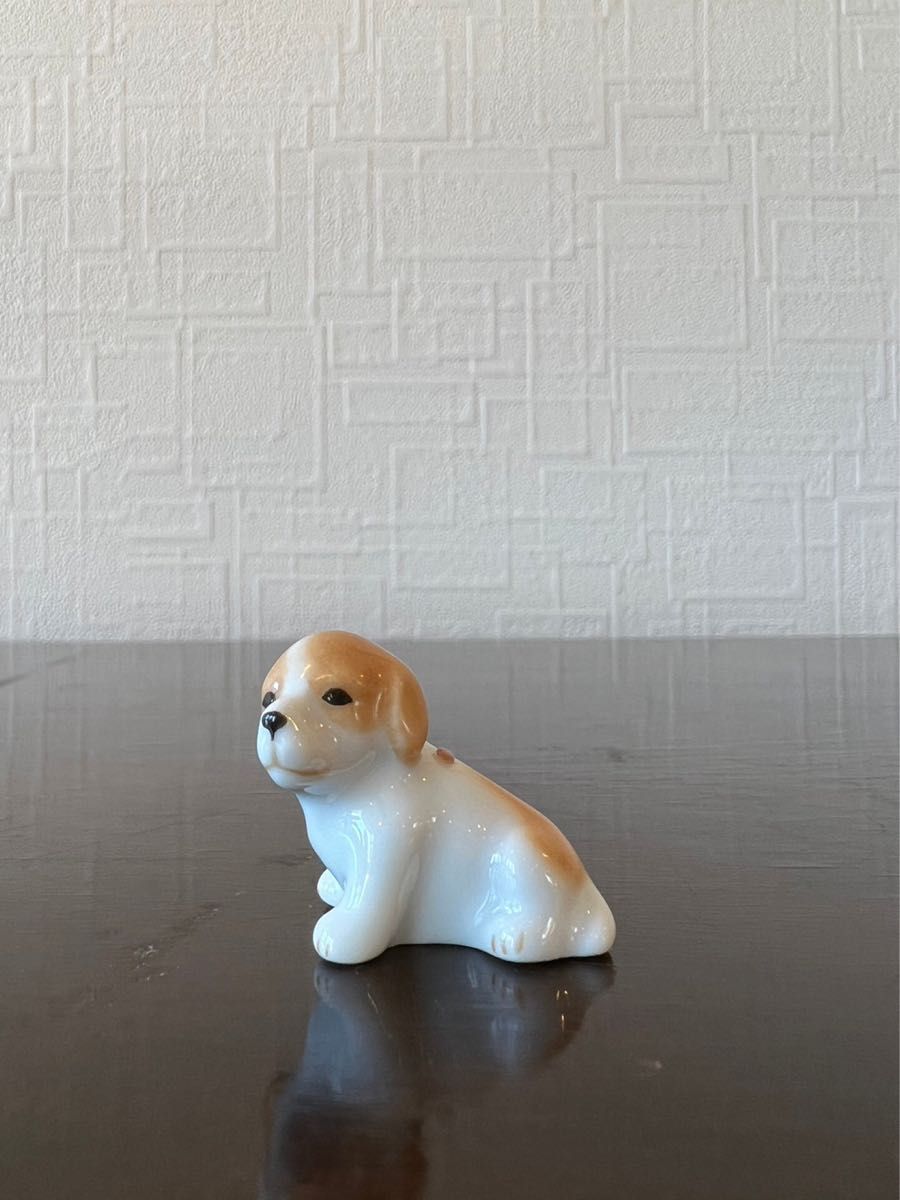 HEREND ヘレンド 垂れ耳 犬 フィギュリン ミニチュア 置物 HEREND ヘレンド 垂れ耳 犬 フィギュリン ミニチュア 置物