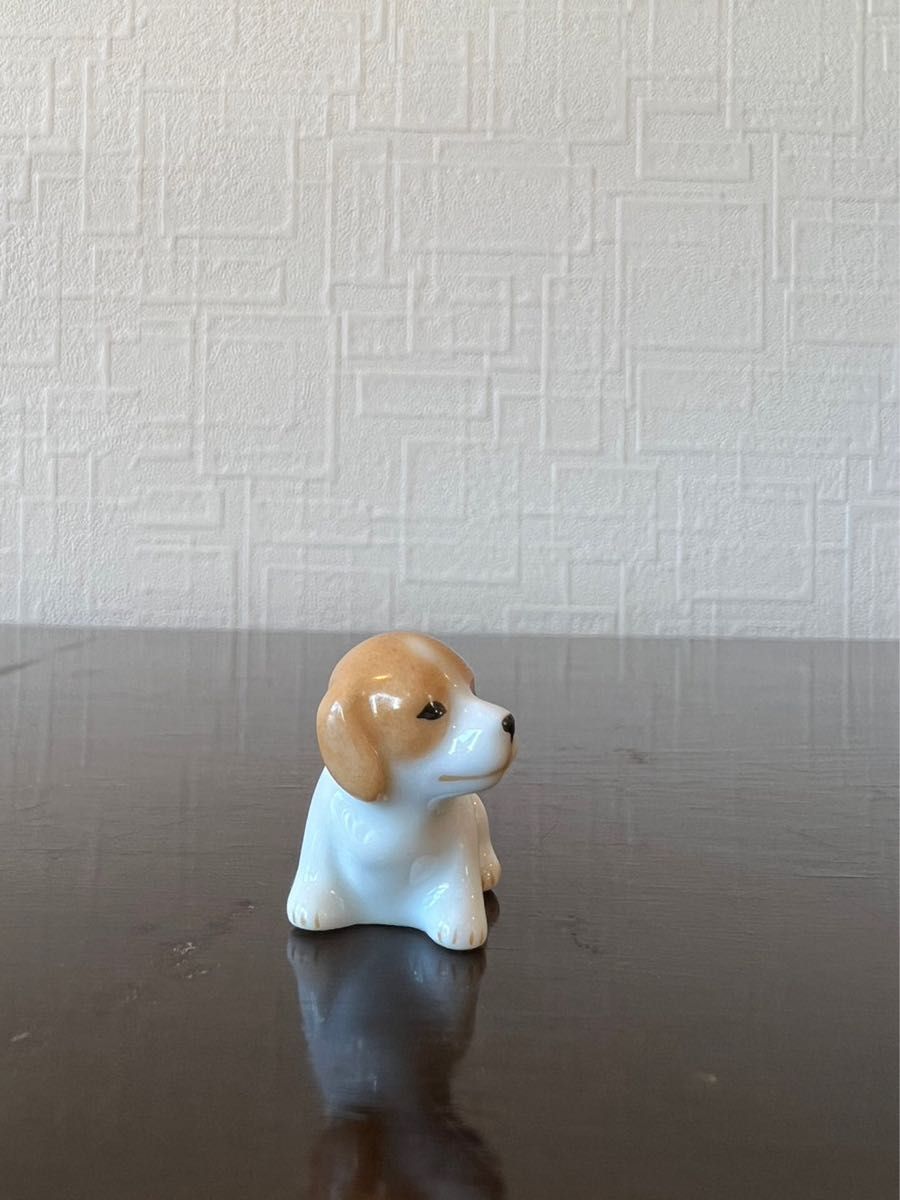 HEREND ヘレンド 垂れ耳 犬 フィギュリン ミニチュア 置物 HEREND ヘレンド 垂れ耳 犬 フィギュリン ミニチュア 置物