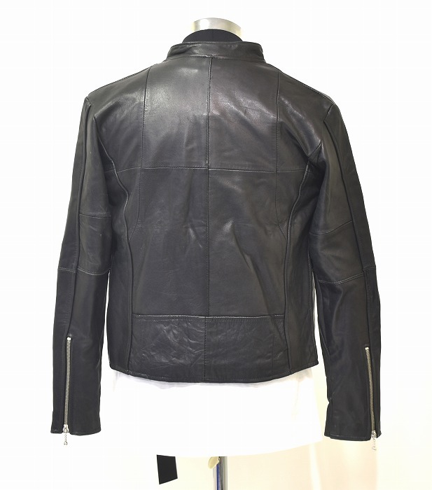 EINS（エインズ / アインス） Reproduct Single Leather Riders Jacket リプロダクト レザー ライダースジャケット ブルゾン シングル 1_画像2