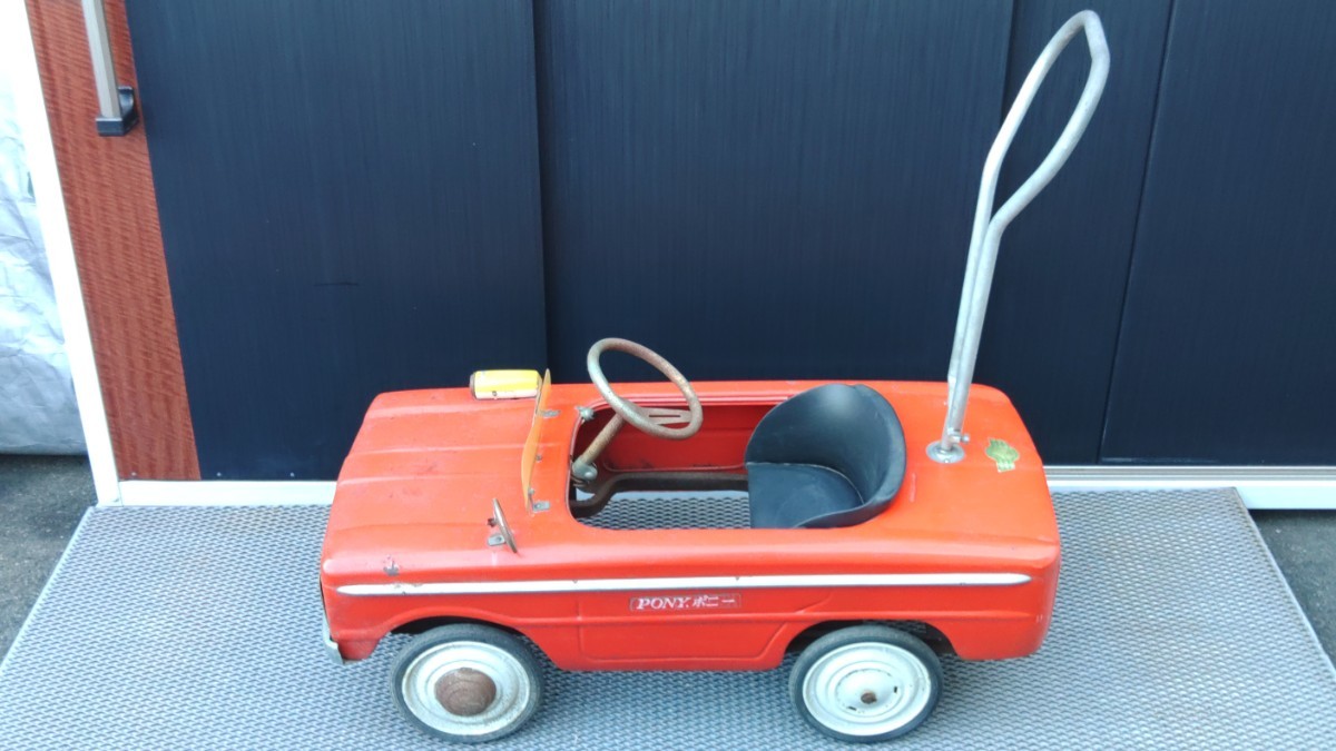  античный педаль машина po колено пассажирский автомобиль PONY красный держать рука есть автомобиль Be магазин инвентарь 