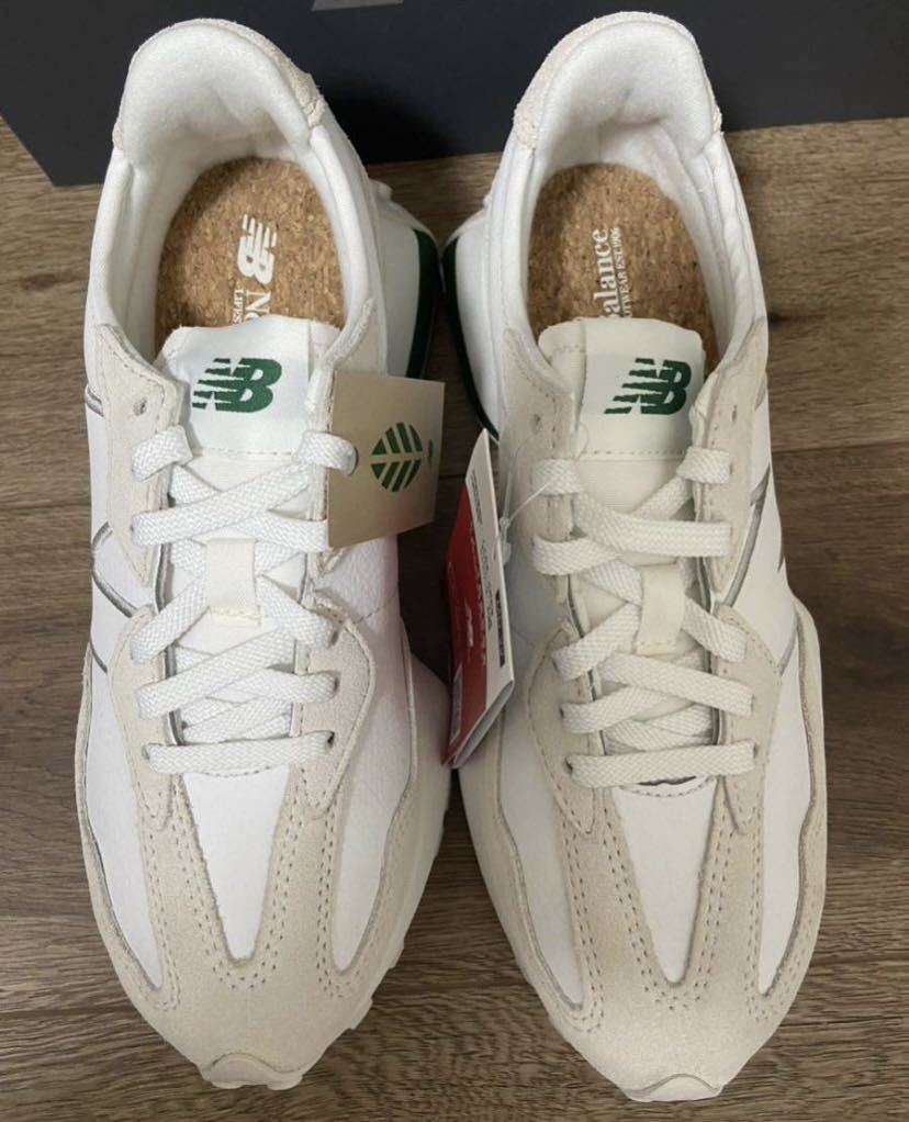 即決23cm new balance U327UNP WHITE/GREEN ニューバランス 新品国内