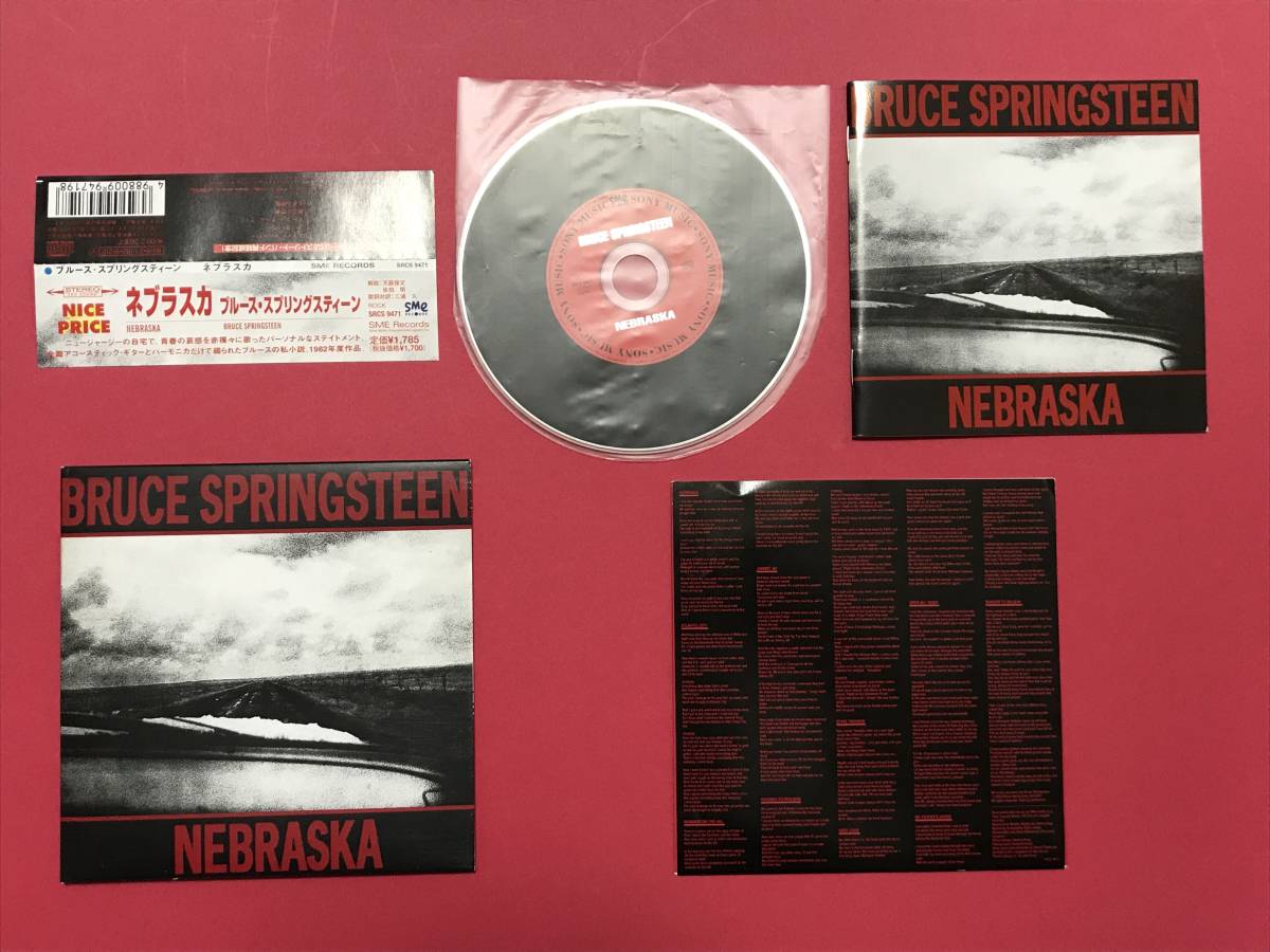  прекрасный товар бумага jacket блюз * springs s чай n[Nebraska] Bruce Springsteen