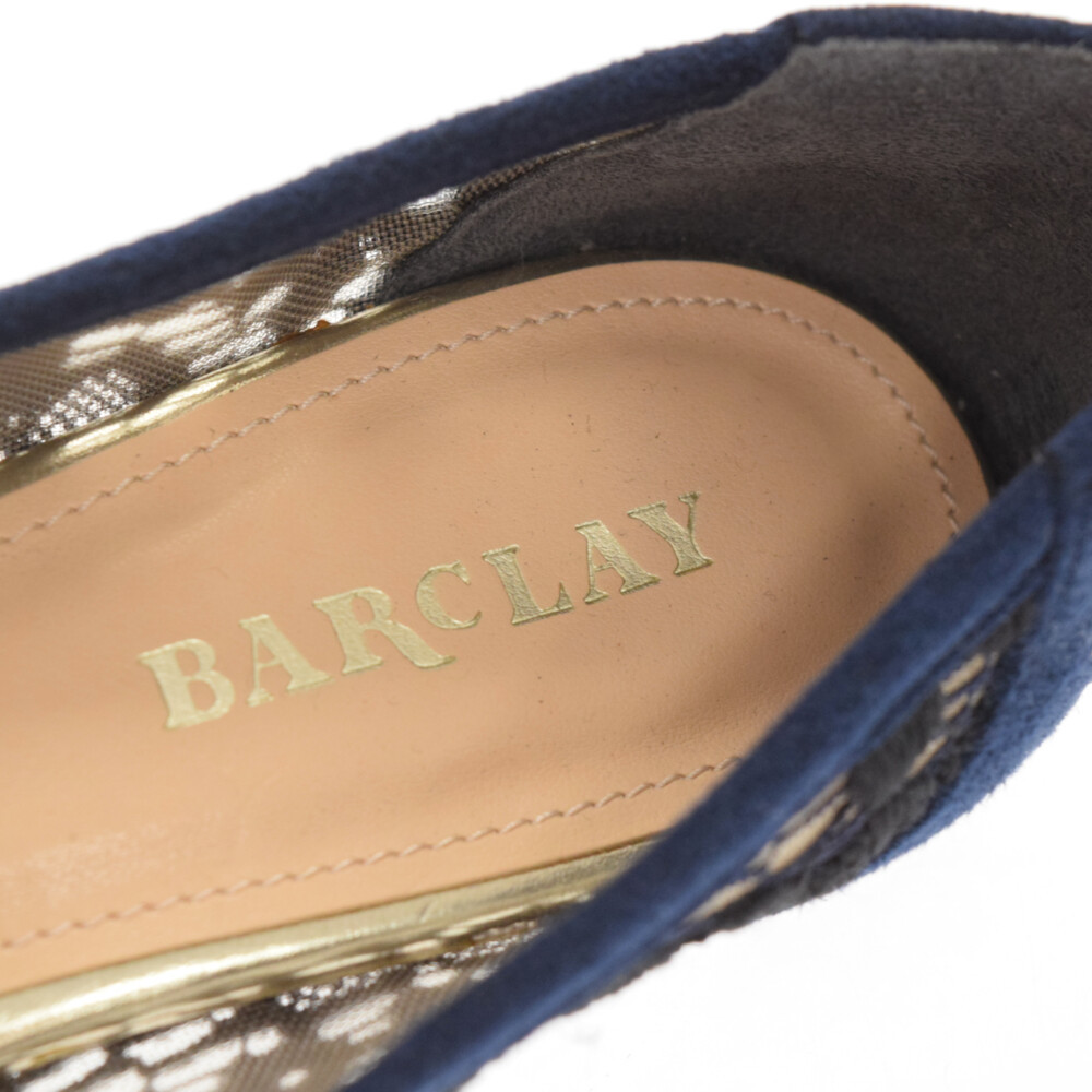 BARCLAY Burke re- замша передний лента туфли-лодочки темно-синий 