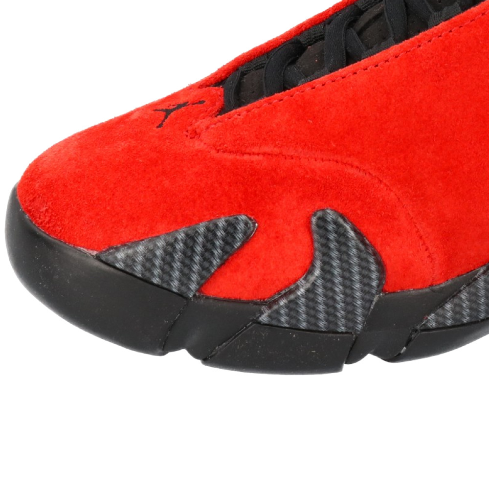 NIKE ナイキ AIR JORDAN 14 RETRO Challenge Red FERRARI エアジョーダン14 チャレンジレッド フェラーリ ハイカットスニーカー US8.5_画像6