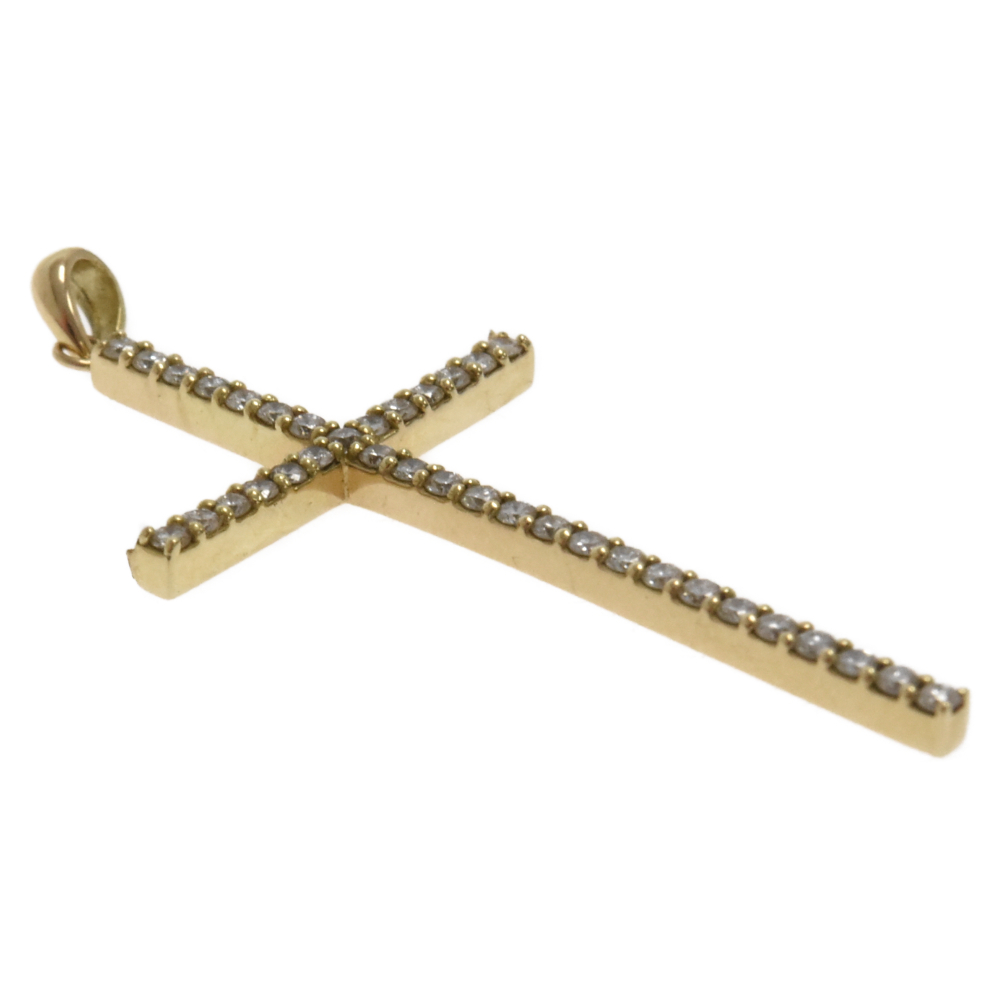 値引きする bijou de 0.45ct ゴールド ダイヤモンド クロスモチーフ