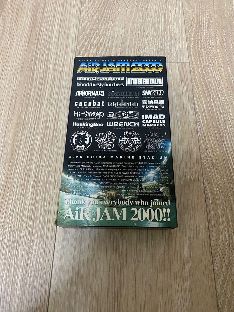 AIR JAM 2000 VHSテープ
