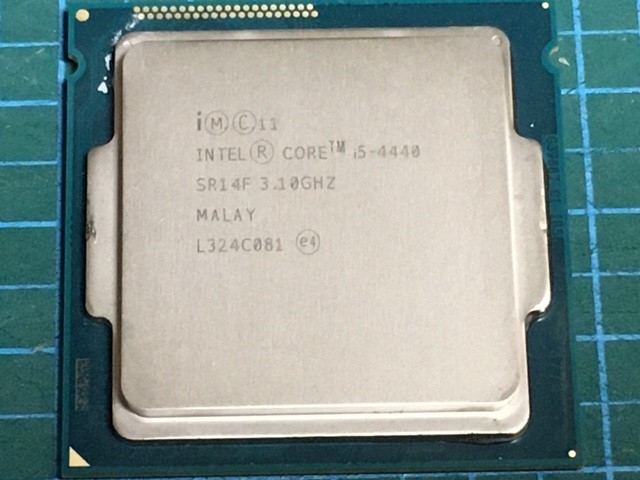 Yahoo!オークション - 【動作確認済み】CPU Intel Core i5-4440 4C/4T ...