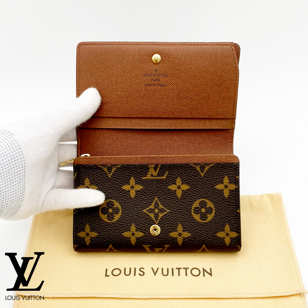 極美品】ルイヴィトン LOUIS VUITTON モノグラム ポルトモネ ビエ