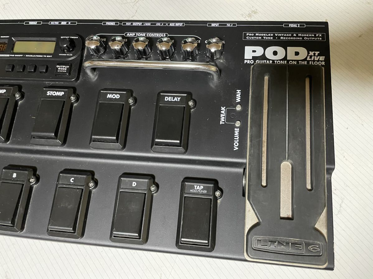 展示品☆美品☆VARIAX POD XT LIVE☆マルチエフェクター☆LINE 6☆完動