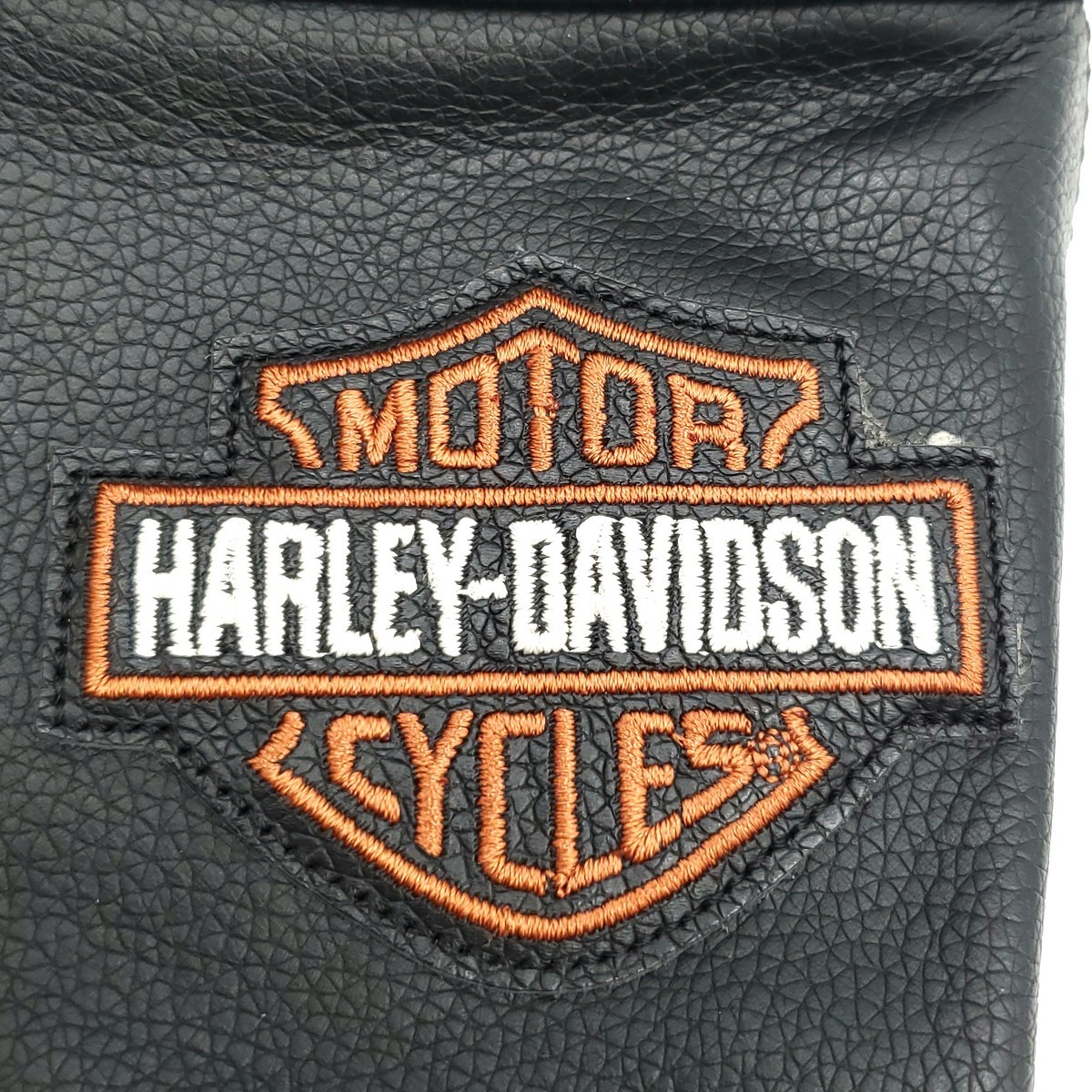 肉厚美品 HARLEY-DAVIDSON レザーチャップス黒W28～33位メンズS本革