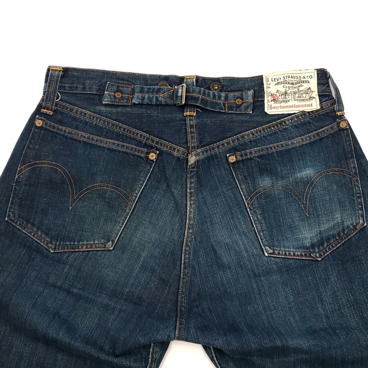 バレンシア製555 Levi's 201XX W34ビンテージ復刻ジーンズ炭鉱系 バレンシア製555 Levi's 201XX W34ビンテージ復刻ジーンズ炭鉱系