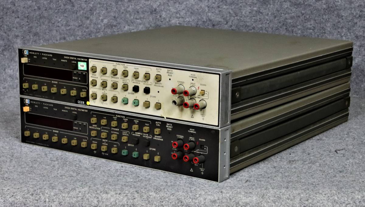 中古難有故障ジャンク2台セット HP3455A 6.5桁 Digital 中古難有故障ジャンク2台セット HP3455A 6.5桁 Digital