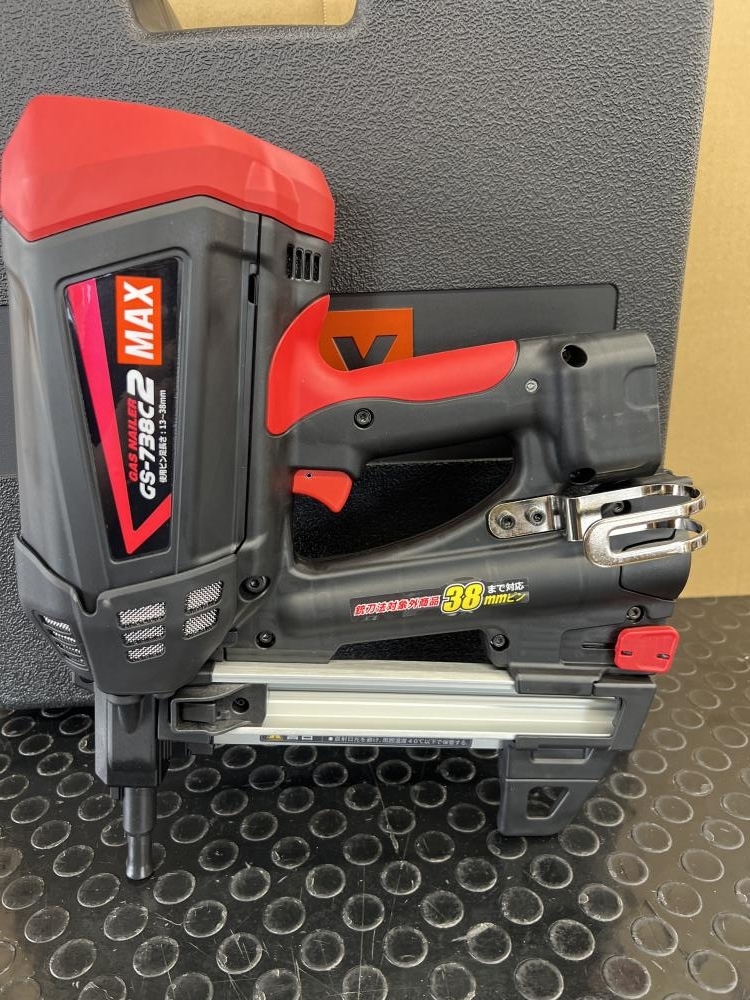 013♪未使用品♪MAX マックス 充電式ガスネイラ GS-738C2 バッテリ2個
