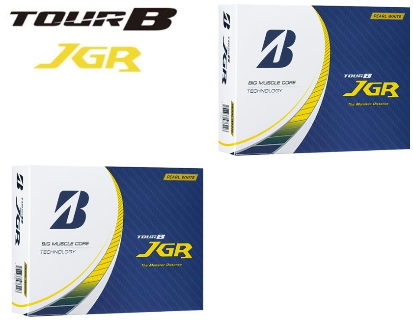 ブリヂストンゴルフ TOUR B JGR ゴルフボール 2ダースセット パールホワイト 2023年モデル