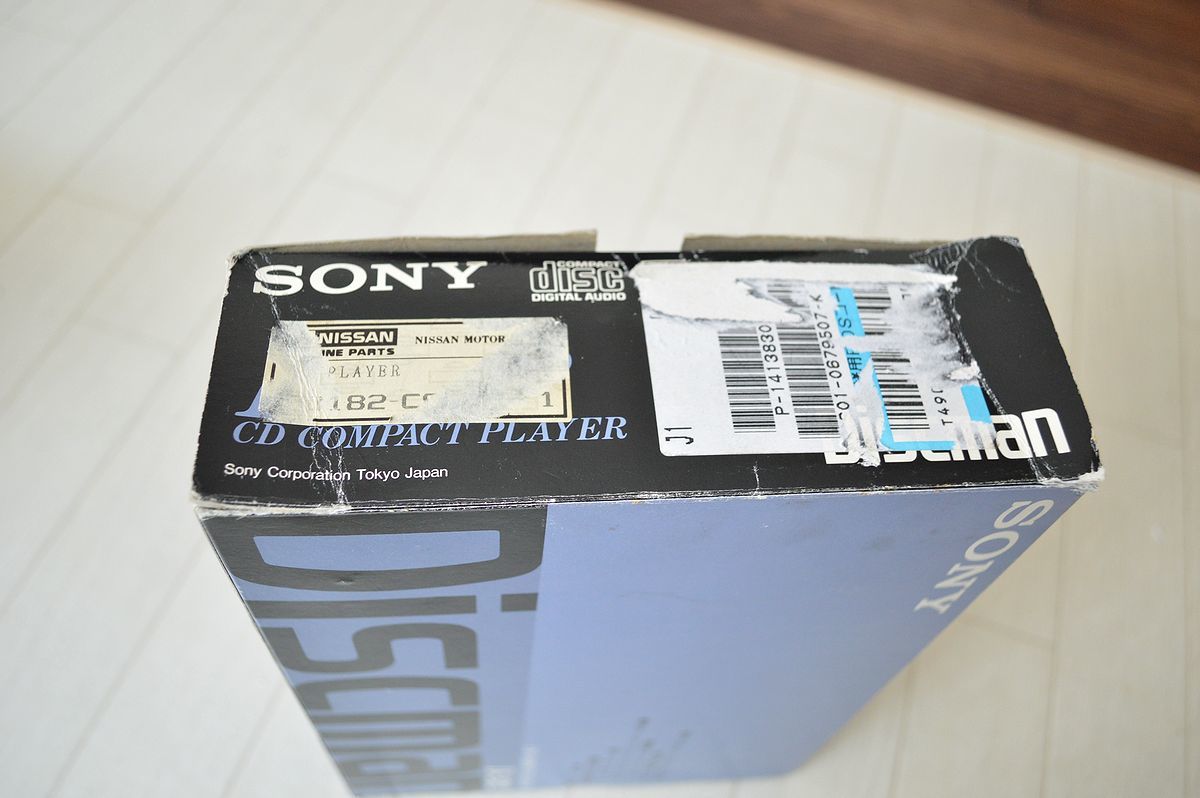 索尼索尼D-202 CD隨身聽稀有日產特賣產品配件可用物品收藏品    原文:SONY　ソニー　D-202　ＣＤウォークマン 　希少日産販売品　付属品あり　美品　コレクション品