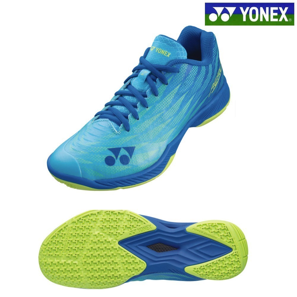 【SHBAZ2M(470) 25.0】YONEX(ヨネックス) バドミントンシューズ　パワークッション エアラスZメン　シアン　新品未使用　2023年8月発売_画像1