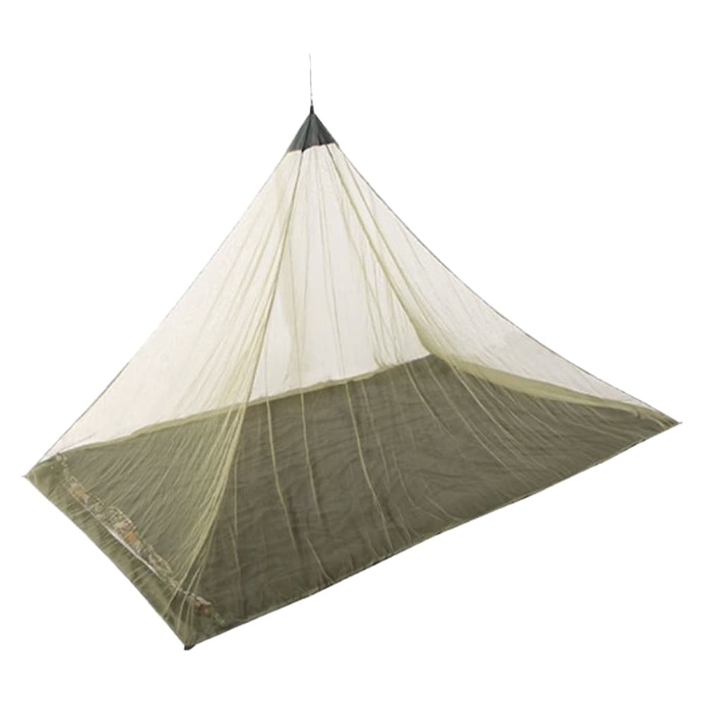 蚊帳 モスキートネット 吊り下げ式 テントネット ポリエステル製 [ グリーン ] かや 蚊帳テント かやテント 虫よけ 虫除けの画像1
