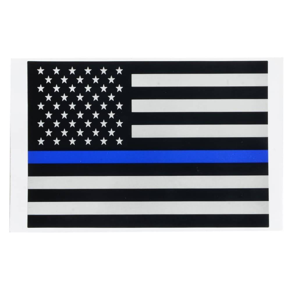 Rothco ステッカー Thin Blue Line Flag ブルーラインフラッグ 1293 ロスコ デカール 警察_画像1
