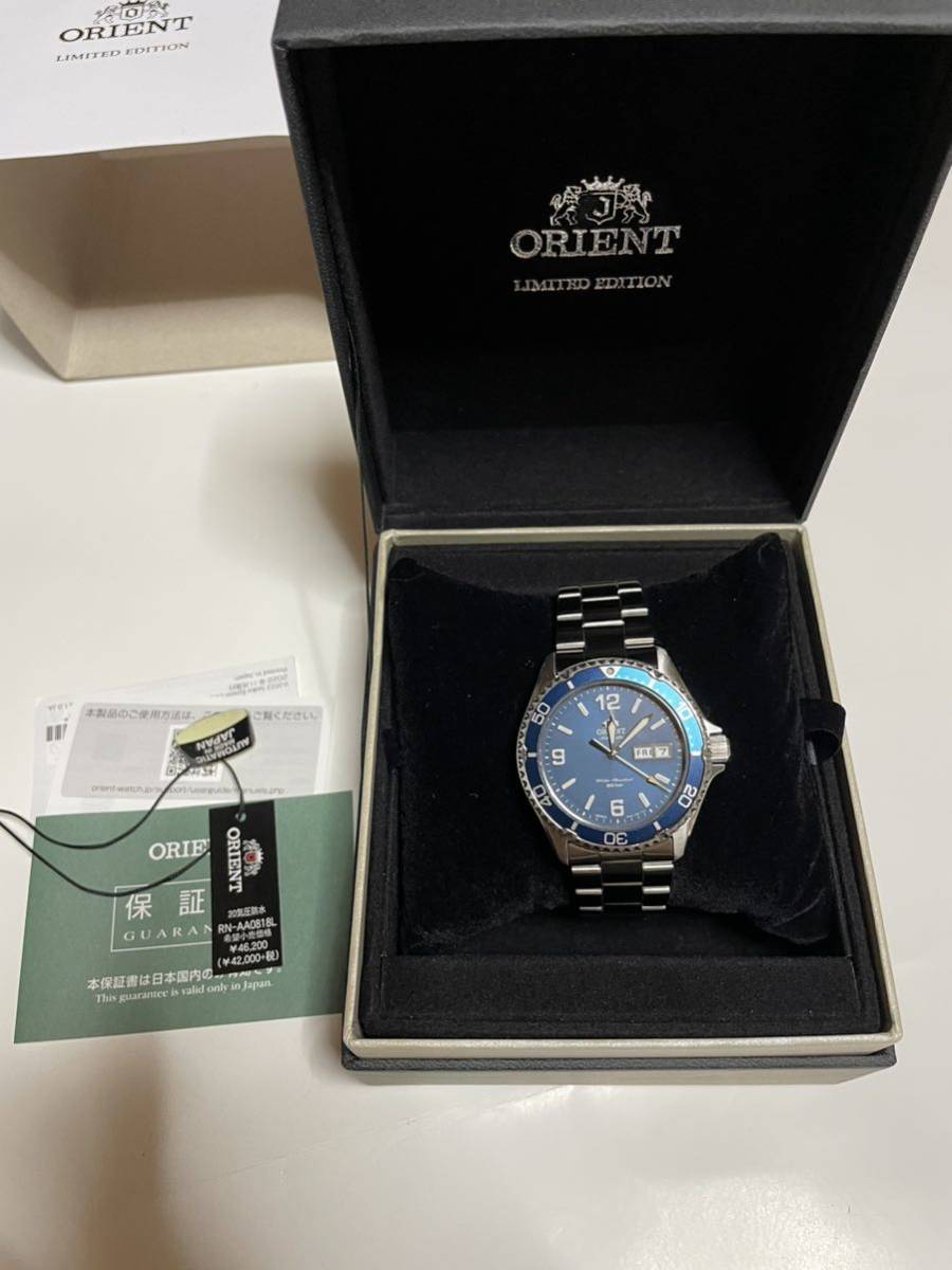 送料込 オリエント ORIENT MAKO マコ 限定200本モデル RN-AA0818L 機械式 逆回転防止ベゼル サファイアクリスタル風防 ブルー|Yahoo!フリマ(旧PayPayフリマ)