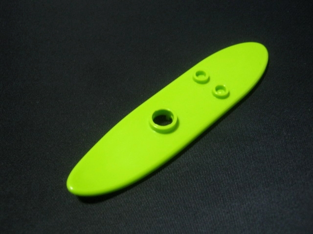凸レゴ凸　%6075　サーフボード（黄緑）　1個　◆ミニフィグ用品_画像1